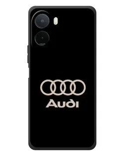 Чохол для Xiaomi Redmi A7 Pro з картинкою «Audi — золотий логотип»