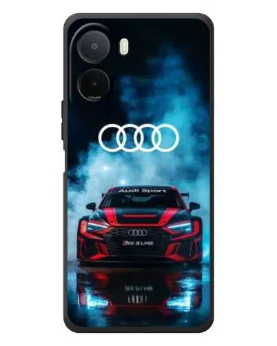 Чохол для Xiaomi Redmi A7 Pro з картинкою «Audi Sport — неон»
