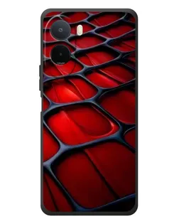 Чохол для Xiaomi Redmi A7 Pro з картинкою «Червона глянцева сітка»