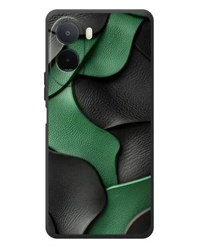 Чохол для Xiaomi Redmi A7 Pro з картинкою «Зелені шкіряні хвилі»