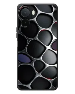 Чохол для Xiaomi Redmi A7 Pro з картинкою «Об'ємна темна решітка»