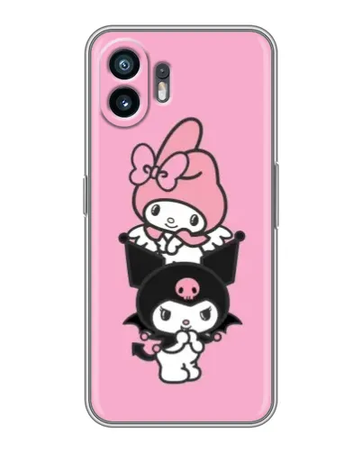 Чехол для Xiaomi Redmi A7 с картинкой «My Melody и Kuromi» Чехол для Xiaomi Redmi A7 с картинкой «My Melody и Kuromi»