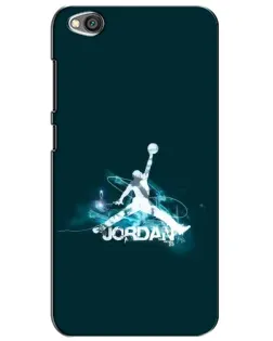 Чехол для Xiaomi Redmi Go с картинкой «Jordan Blue Fire»