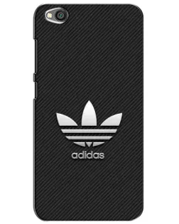 Чехол для Xiaomi Redmi Go с картинкой «Adidas Карбоновая текстура»