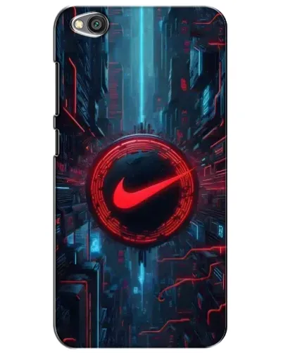Чехол для Xiaomi Redmi Go с картинкой «Техногенный стиль Nike»