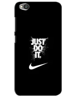Чехол для Xiaomi Redmi Go с картинкой «Текстовый принт Nike»