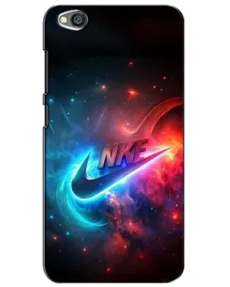 Чехол для Xiaomi Redmi Go с картинкой «Огненный логотип Nike»