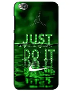 Чехол для Xiaomi Redmi Go с картинкой «Зеленый неоновый Nike»