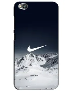 Чехол для Xiaomi Redmi Go с картинкой «Nike — зимние горы»