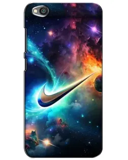 Чехол для Xiaomi Redmi Go с картинкой «Космический Nike Swoosh»