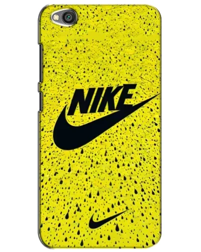 Чехол для Xiaomi Redmi Go с картинкой «Желтый текстурный Nike»