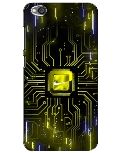 Чехол для Xiaomi Redmi Go с картинкой «Nike — золотая искра»