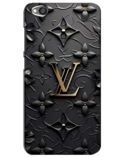 Чехол для Xiaomi Redmi Go с картинкой «Кожаная текстура LV»