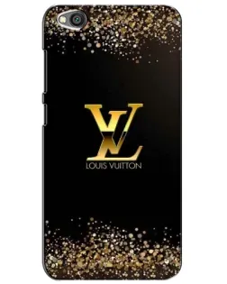 Чехол для Xiaomi Redmi Go с картинкой «LV — золотые искры»