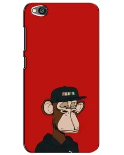 Чехол для Xiaomi Redmi Go с картинкой «Bored Ape — красный фон» Чехол для Xiaomi Redmi Go с картинкой «Bored Ape — красный фон»