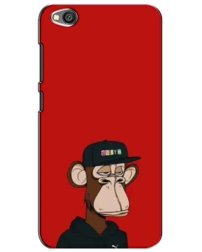 Чехол для Xiaomi Redmi Go с картинкой «Bored Ape — красный фон» Чехол для Xiaomi Redmi Go с картинкой «Bored Ape — красный фон»
