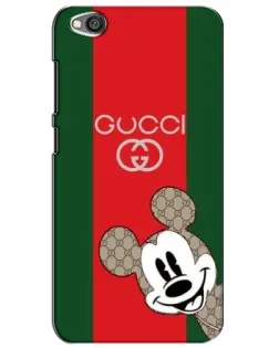 Чехол для Xiaomi Redmi Go с картинкой «Gucci — полосы и Микки»