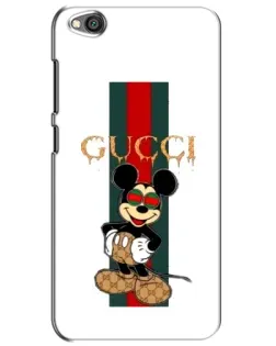 Чехол для Xiaomi Redmi Go с картинкой «Микки Маус Gucci — полосы»