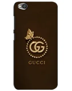 Чехол для Xiaomi Redmi Go с картинкой «Gucci — золотая бабочка»