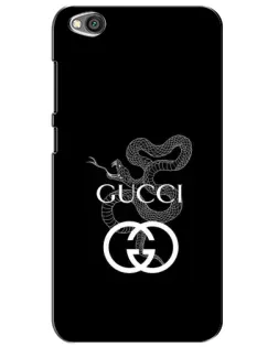 Чехол для Xiaomi Redmi Go с картинкой «Gucci — серебряная змея»