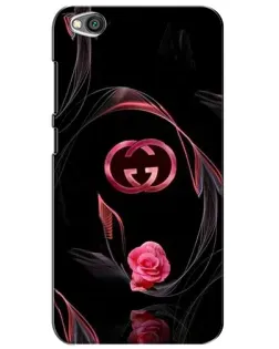 Чехол для Xiaomi Redmi Go с картинкой «Gucci — неоновая роза»
