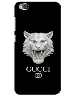 Чохол для Xiaomi Redmi Go з картинкою «Gucci — срібний лев»
