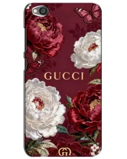 Чохол для Xiaomi Redmi Go з картинкою «Gucci — бордові троянди»