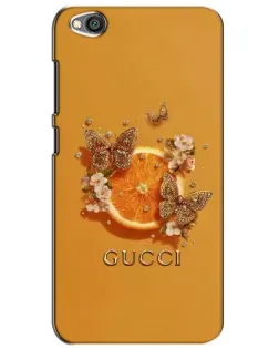 Чохол для Xiaomi Redmi Go з картинкою «Gucci — золоті метелики»