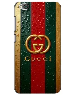 Чохол для Xiaomi Redmi Go з картинкою «Gucci — фірмова смуга та золото»