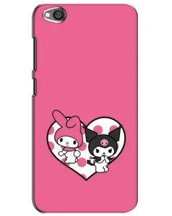 Чехол для Xiaomi Redmi Go с картинкой «Kuromi и My Melody» Чехол для Xiaomi Redmi Go с картинкой «Kuromi и My Melody»