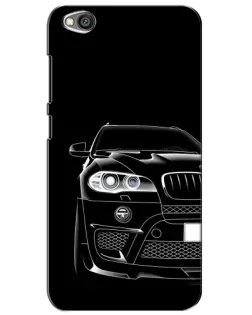 Чехол для Xiaomi Redmi Go с картинкой «Темный силуэт BMW»
