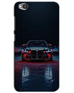 Чехол для Xiaomi Redmi Go с картинкой «BMW на мокрой дороге»