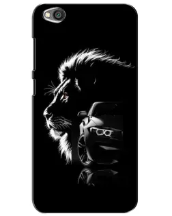 Чехол для Xiaomi Redmi Go с картинкой «BMW и лев»