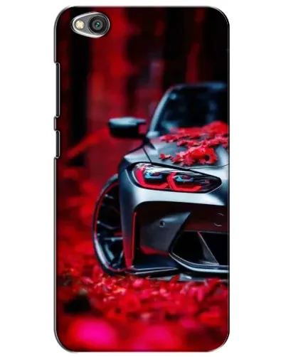 Чехол для Xiaomi Redmi Go с картинкой «Спортивная BMW и цветы» Чехол для Xiaomi Redmi Go с картинкой «Спортивная BMW и цветы»