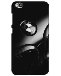 Чехол для Xiaomi Redmi Go с картинкой «Эмблема BMW — макро»