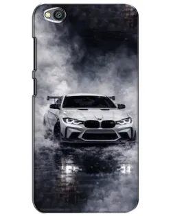 Чехол для Xiaomi Redmi Go с картинкой «BMW сквозь туман»
