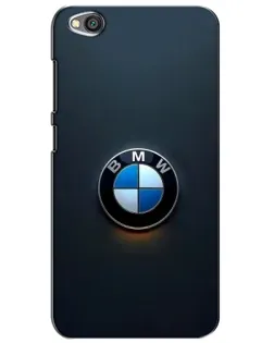 Чехол для Xiaomi Redmi Go с картинкой «Логотип BMW — минимализм»