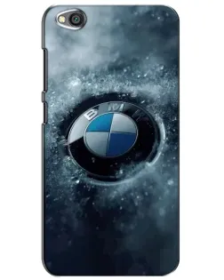 Чохол для Xiaomi Redmi Go з картинкою «Логотип BMW — лід»