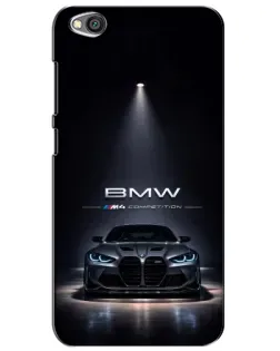 Чохол для Xiaomi Redmi Go з картинкою «BMW крізь нічне місто»