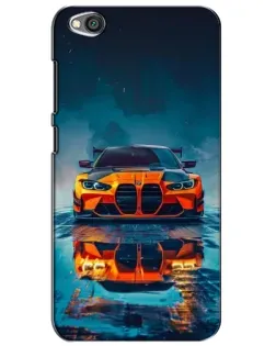 Чохол для Xiaomi Redmi Go з картинкою «BMW — золота емблема»