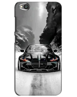 Чохол для Xiaomi Redmi Go з картинкою «BMW — акварельний дрифт»