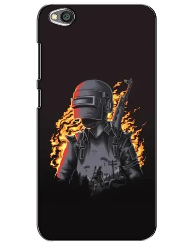 Чехол для Xiaomi Redmi Go с картинкой «PUBG — огненный силуэт» Чехол для Xiaomi Redmi Go с картинкой «PUBG — огненный силуэт»