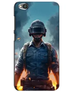 Чехол для Xiaomi Redmi Go с картинкой «PUBG — реалистичный герой»