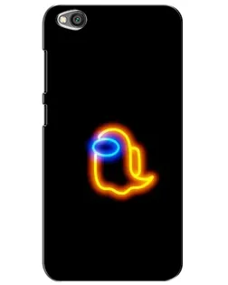 Чехол для Xiaomi Redmi Go с картинкой «Among Us неоновое сияние»