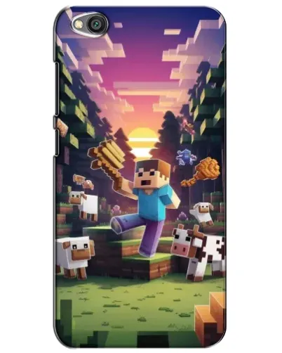Чехол для Xiaomi Redmi Go с картинкой «Стив на ферме» Чехол для Xiaomi Redmi Go с картинкой «Стив на ферме»