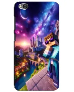 Чехол для Xiaomi Redmi Go с картинкой «Стив и космос»
