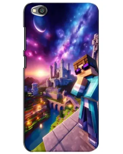 Чехол для Xiaomi Redmi Go с картинкой «Стив и космос» Чехол для Xiaomi Redmi Go с картинкой «Стив и космос»