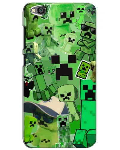 Чехол для Xiaomi Redmi Go с картинкой «Криперы Minecraft» Чехол для Xiaomi Redmi Go с картинкой «Криперы Minecraft»