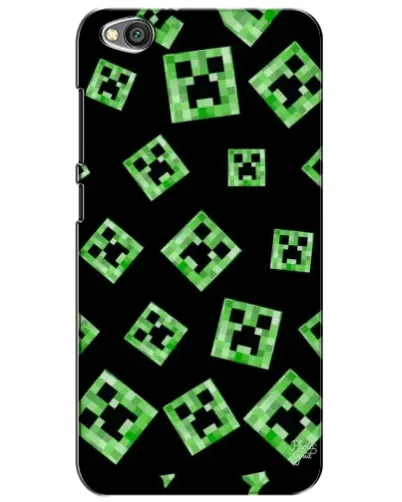 Чехол для Xiaomi Redmi Go с картинкой «Паттерн с криперами» Чехол для Xiaomi Redmi Go с картинкой «Паттерн с криперами»
