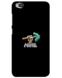 Чехол для Xiaomi Redmi Go с картинкой «Алмазная кирка»